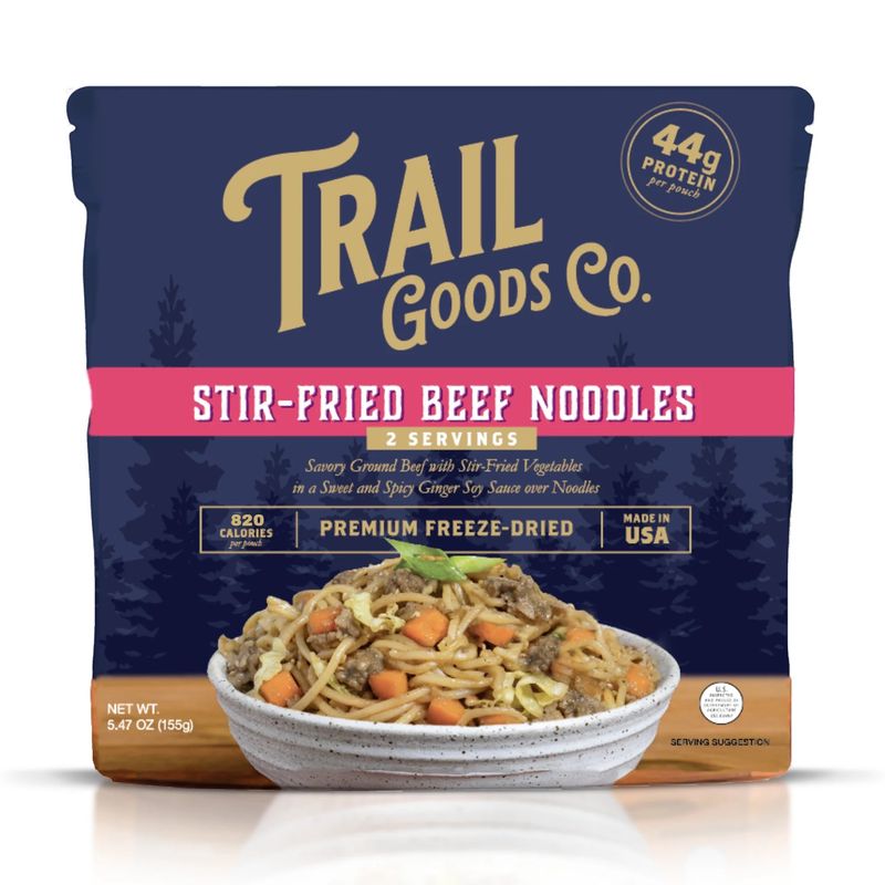 Stir Fried Beef Noodles - by Trail Goods Co.