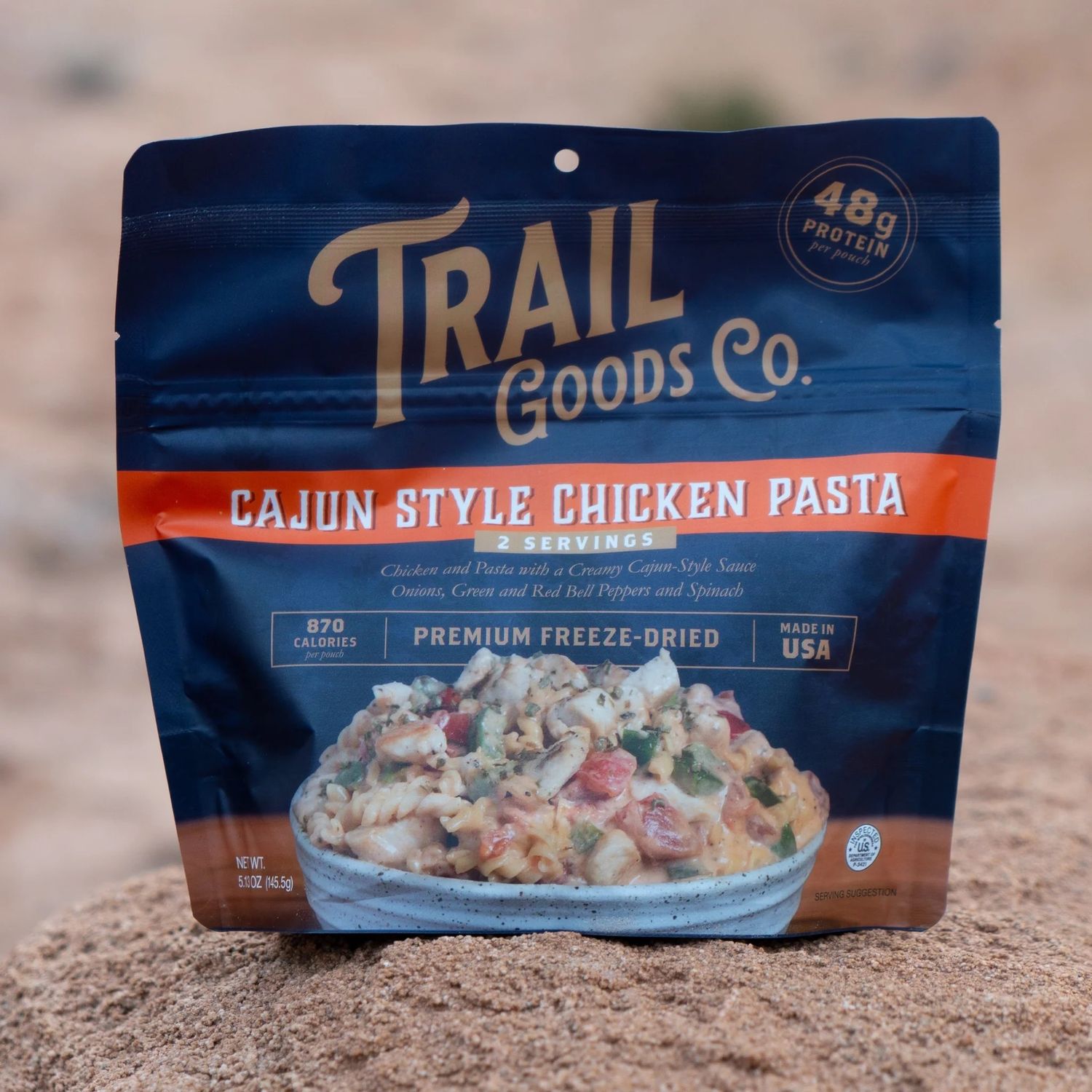 Cajun Style Chicken Pasta - by Trail Goods Co.