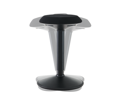 Office Adjustable Wobble Stool Tapered Fabric Seat (21” to 31”)