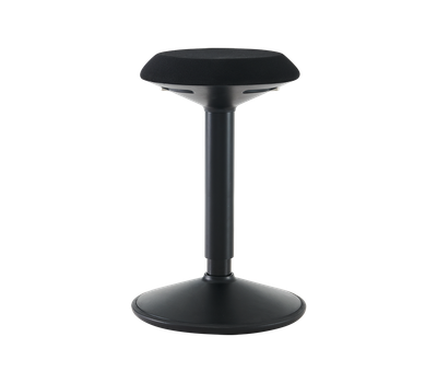 Office Adjustable Wobble Stool Tapered Fabric Seat (21” to 31”)