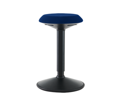 Office Adjustable Wobble Stool Tapered Fabric Seat (21” to 31”)