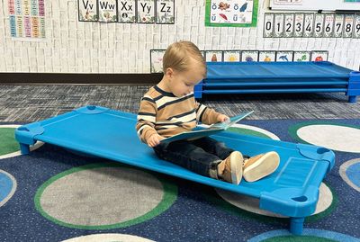 Toddler Kids Sleeping Cot KORE DESIGN Stackable Toddler Cot