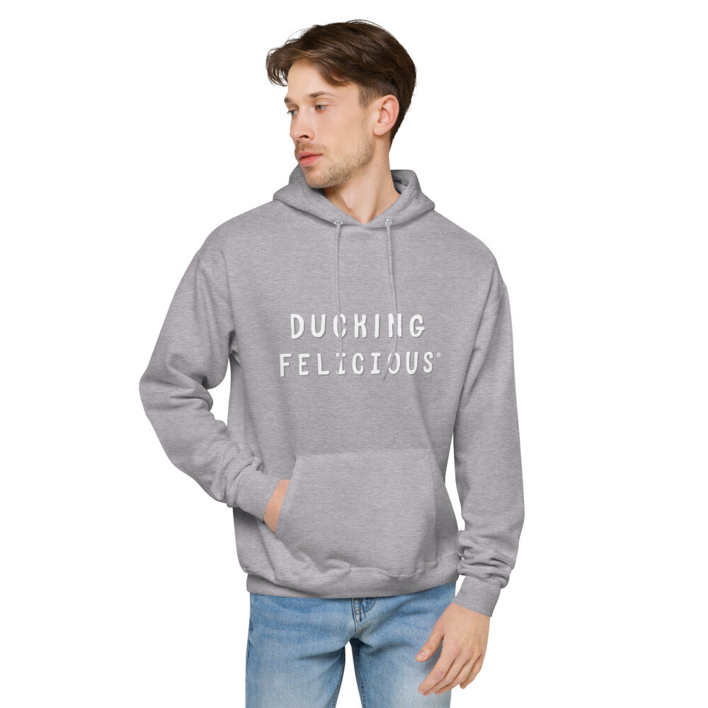 Ducking Felicious Unisex fleece hoodie
