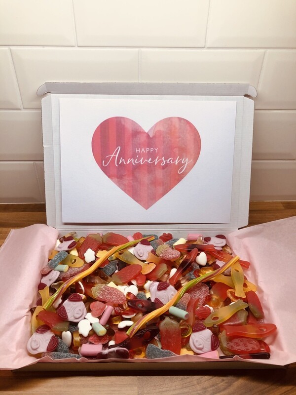 1KG HAPPY ANNIVERSARY PICK N MIX BOX