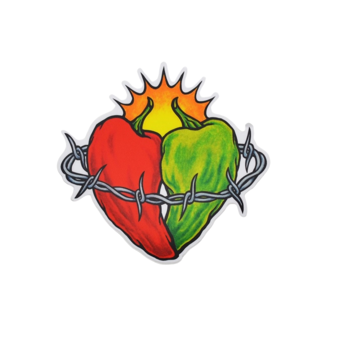 Chile Heart Sticker - Medium