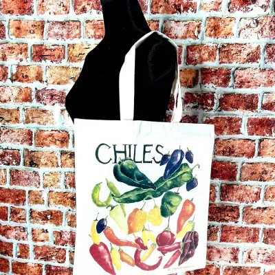 Chiles Tote Bag - Chavah's Garden Chiles Tote Bag - Chavah's Garden