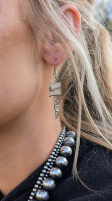 Raccoon Designs NM Home Earring