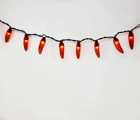 Lighted Chile Pepper Strand Lighted Chile Pepper Strand