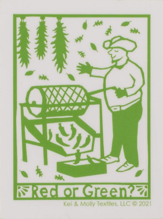 Chile Roaster Decal Chile Roaster Decal, Color: Green