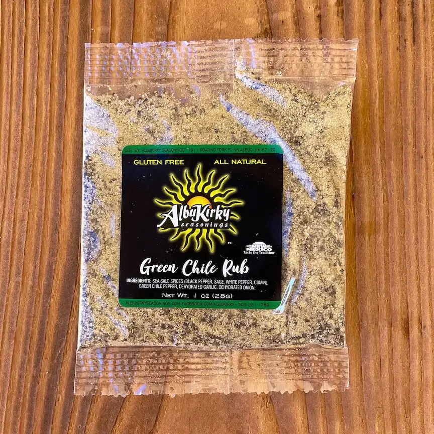 AlbuKirky Green Chile Rub Sample