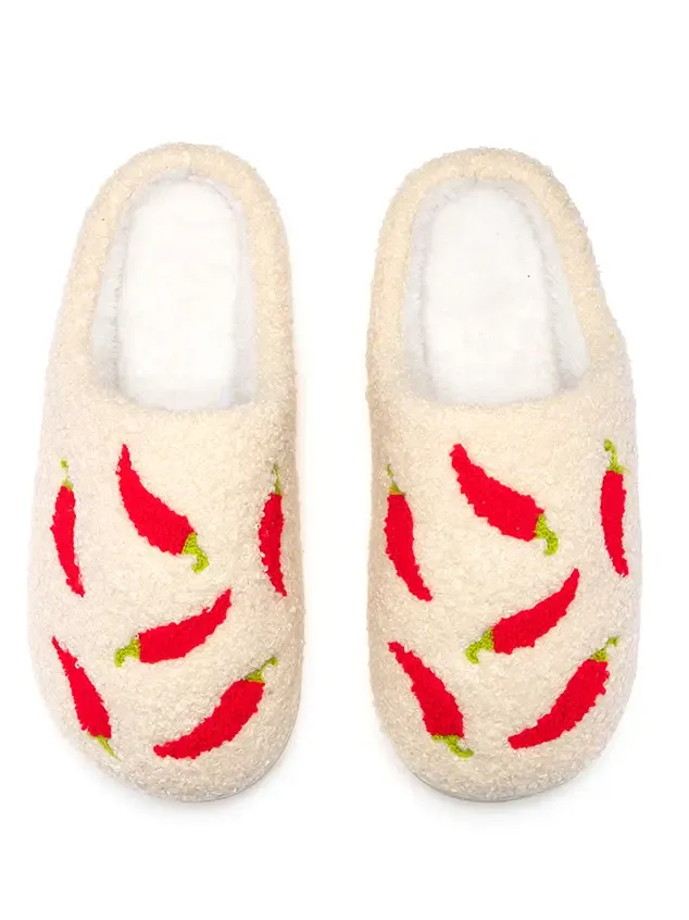 Chile Pepper House Slippers