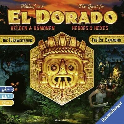 The Quest for El Dorado: Heroes and Hexes (Expansion)