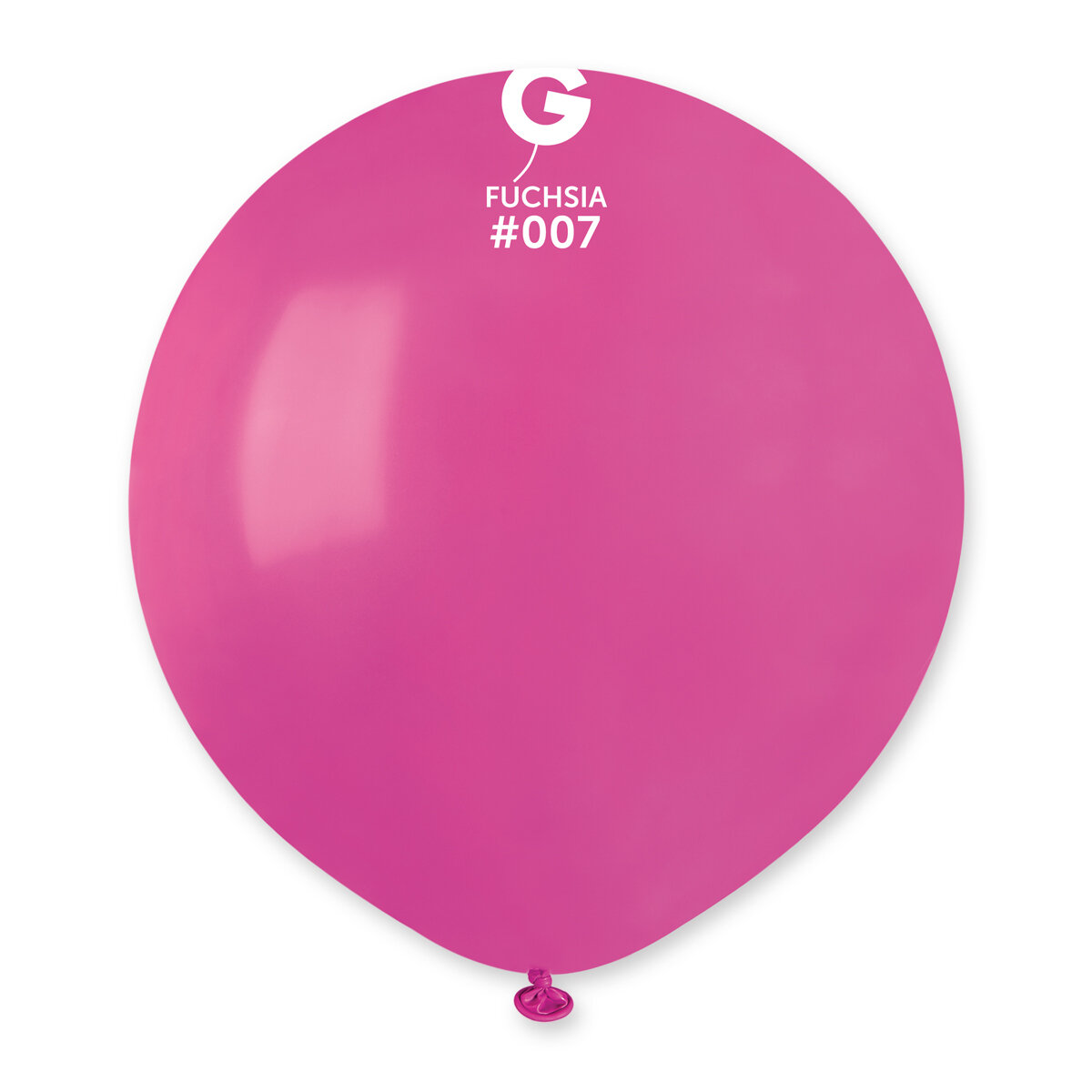 19" Standard Balloon - Solid Colour Latex - FUCHSIA