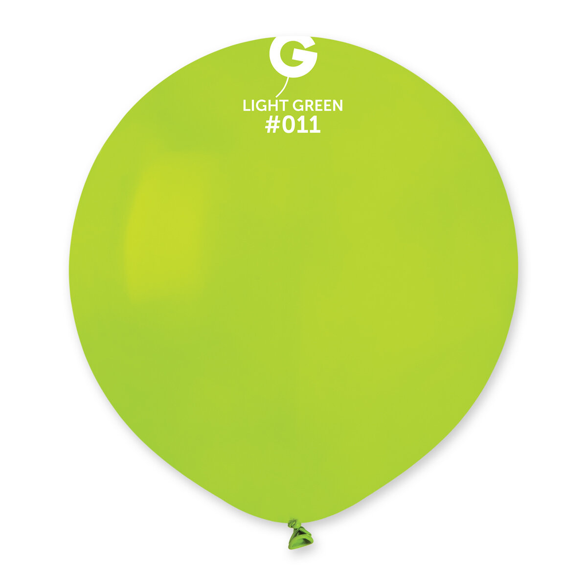 19" Standard Balloon - Solid Colour Latex - LIGHT GREEN