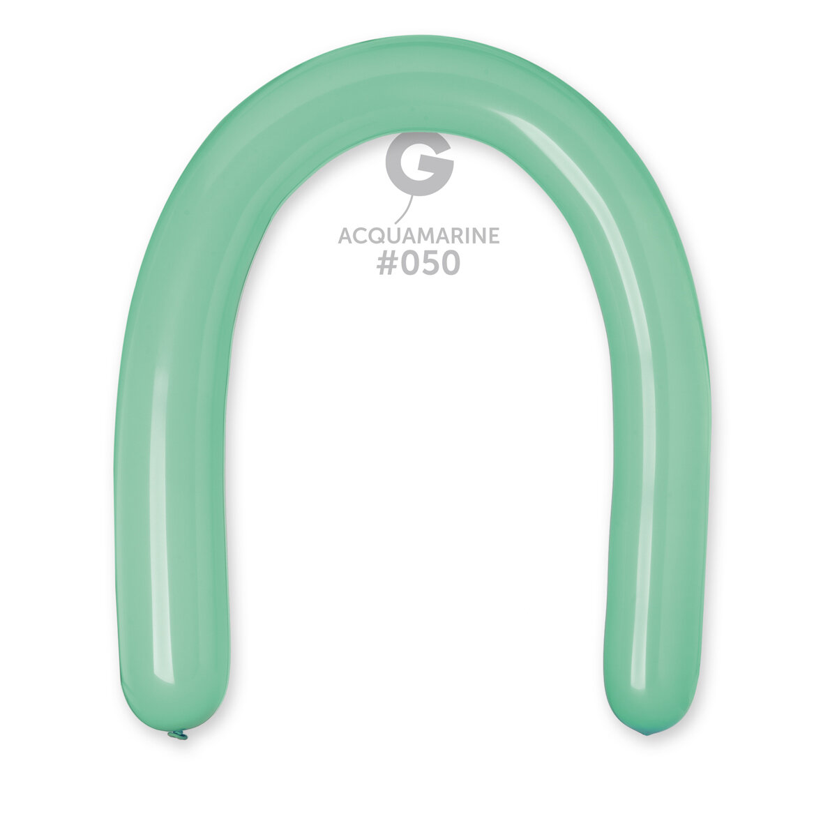 3" Standard Modelling Balloons - Solid Colour Latex - AQUAMARINE