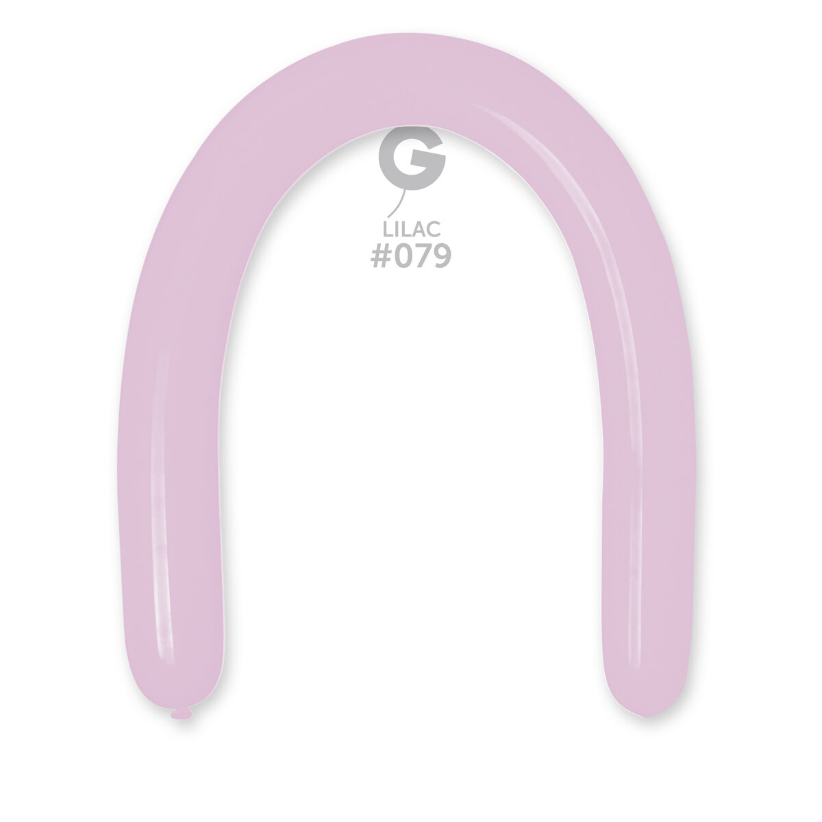 3" Standard Modelling Balloons - Solid Colour Latex - LILAC