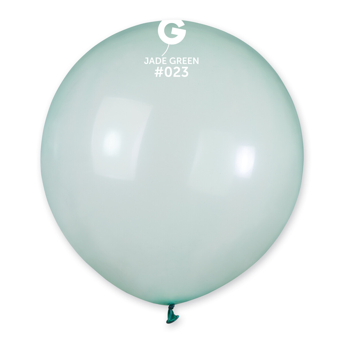 19" Crystal Balloon - Solid Colour Latex - CRYSTAL JADE