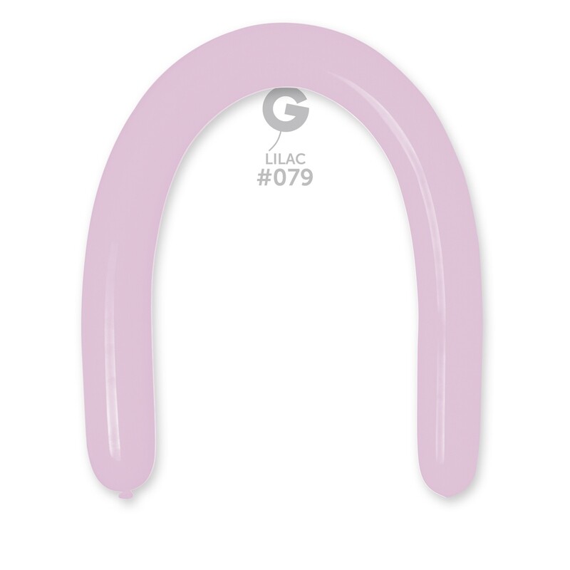3" Standard Modelling Balloons - Solid Colour Latex - LILAC