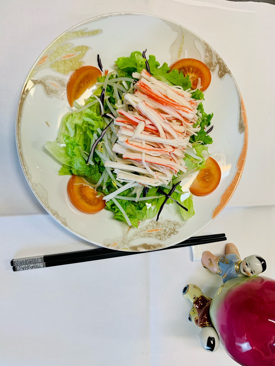 Salade de soja au crabe (surimi)