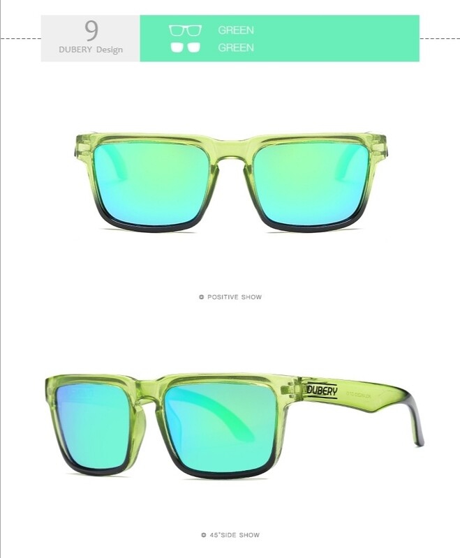 Dubery Green Sunglasses