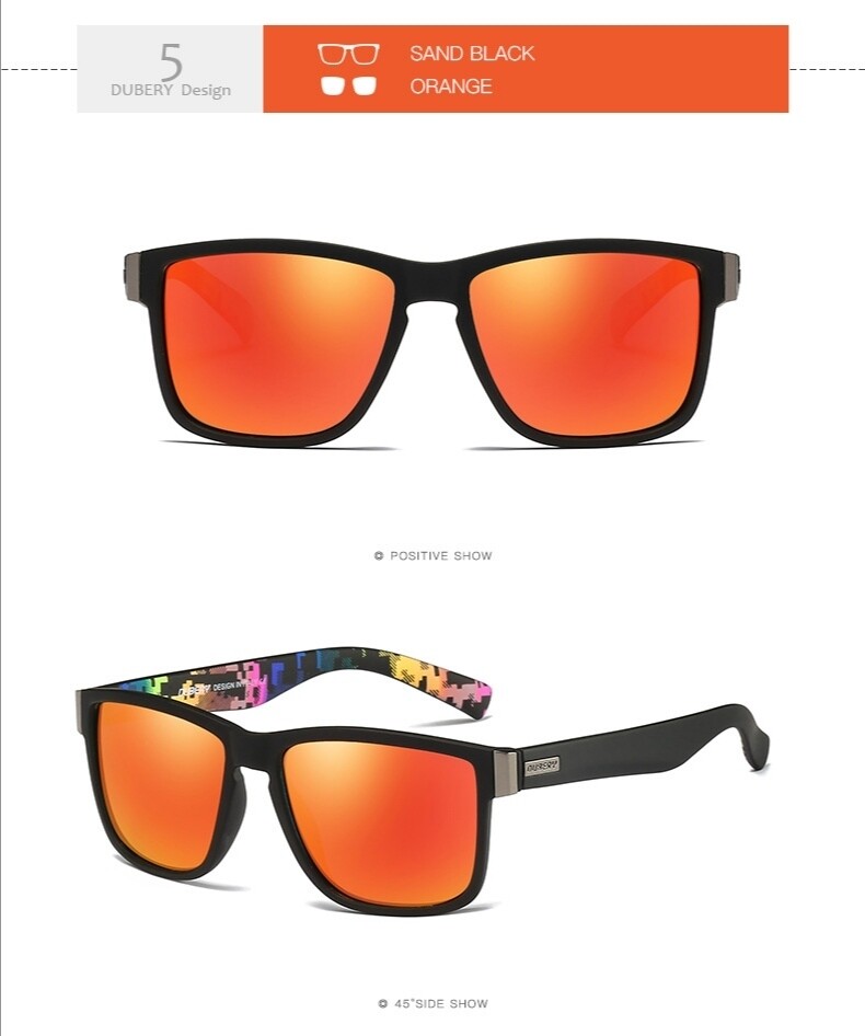 Dubery Sand, black &amp; Orange Sunglasses