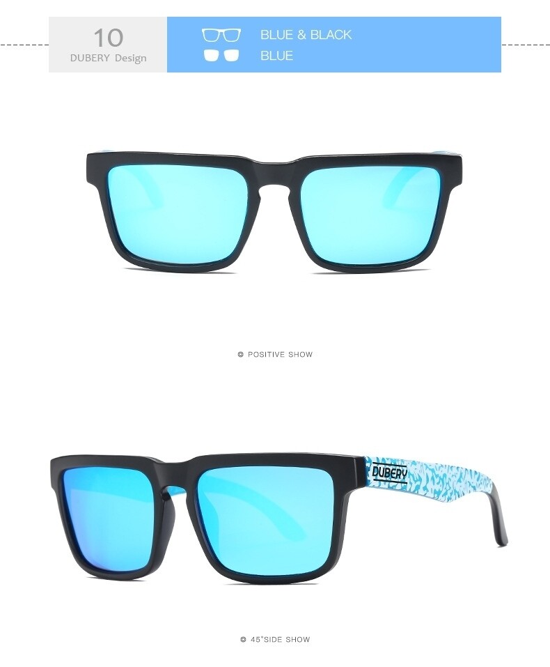 Dubery Blue &amp; Black Sunglasses