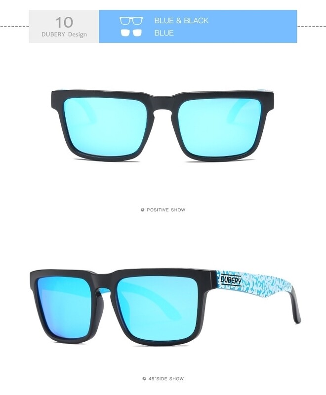 Dubery Blue &amp; Black Sunglasses