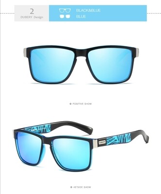 Dubery Blue &amp; Black Sunglasses