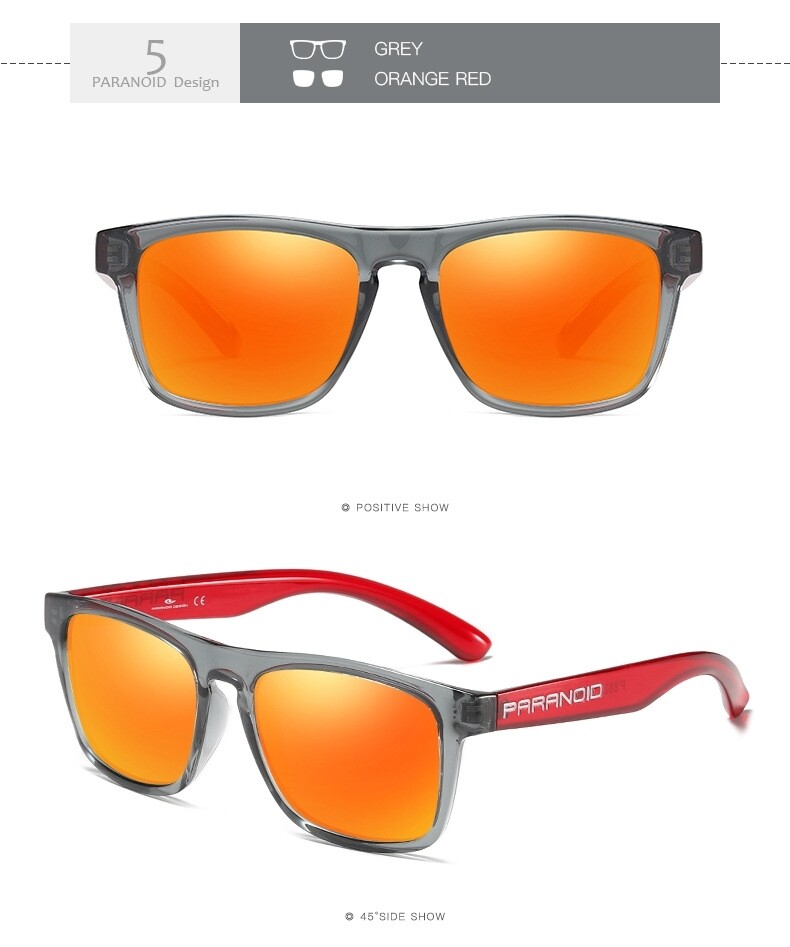 Paranoid Grey/Orange &amp; Red