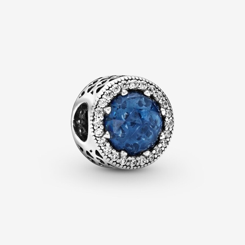 Sparkling Dark Blue Crystal CZ