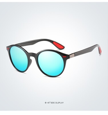 Retro Round Polarized Sunglasses