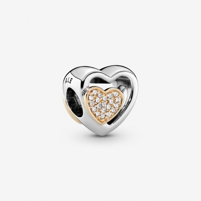 Two Hearts in one Charm