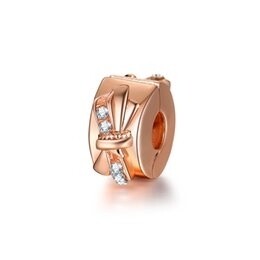 Sparkling Bow Clip Charm