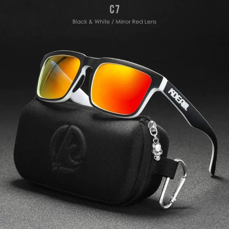 Black &amp; White/Mirror Red Lens