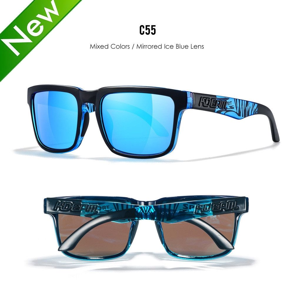 Mixed Colors/Mirrored Ice Blue Lens