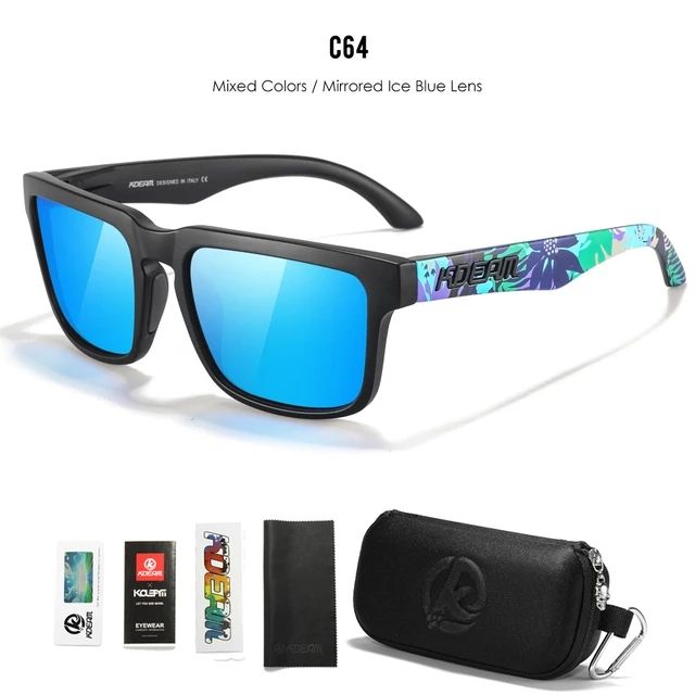 Mixed Colors/Mirrored Ice Blue Lens