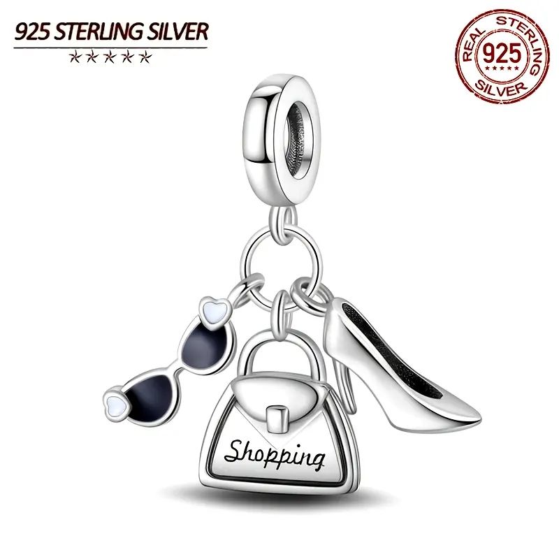 Shopping Bag Dangle Charm