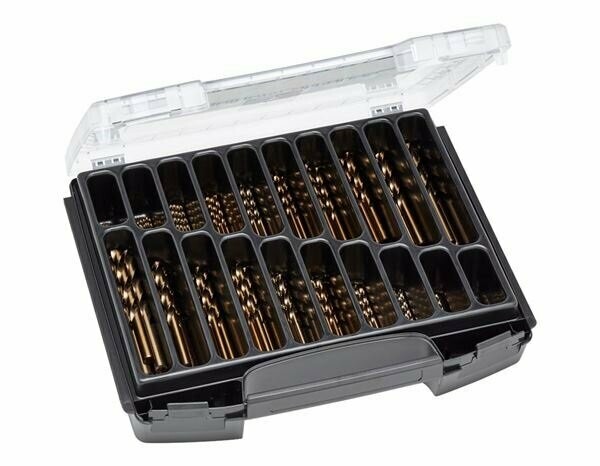 APS - HSS-Co Metall-Spiralbohrer-Satz inox 176 teilig