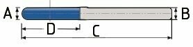 HP-3 Hartmetallfräser