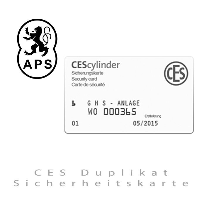 CES Duplikat Sicherheitskarte