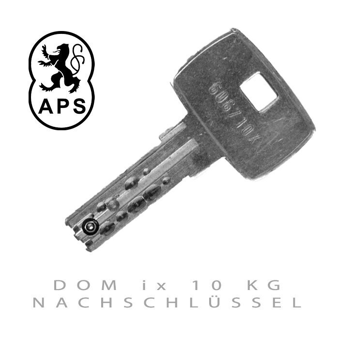 DOM ix 10 KG Nachschlüssel nach Code