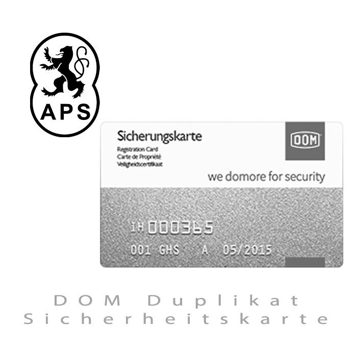 DOM Duplikat Sicherheitskarte