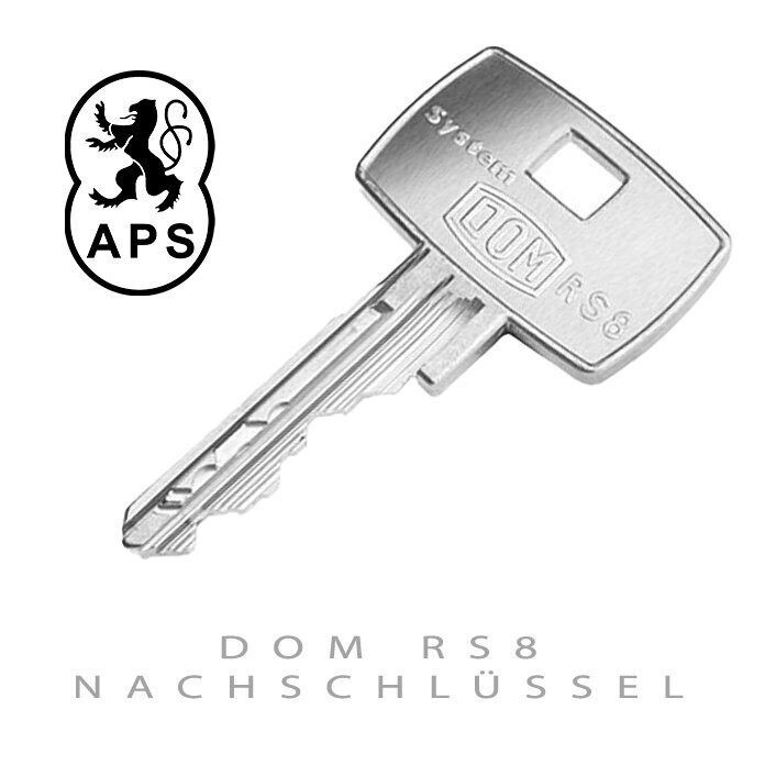DOM RS8 Nachschlüssel nach Code
