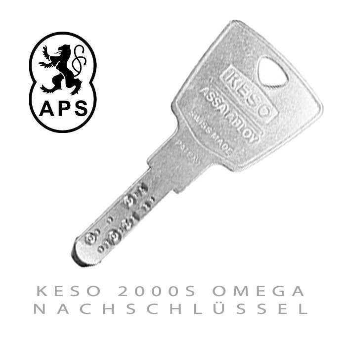 KESO 2000S OMEGA Nachschlüssel nach Originalschlüssel