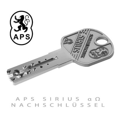 APS Sirius AlphaOmega Nachschlüssel nach Code