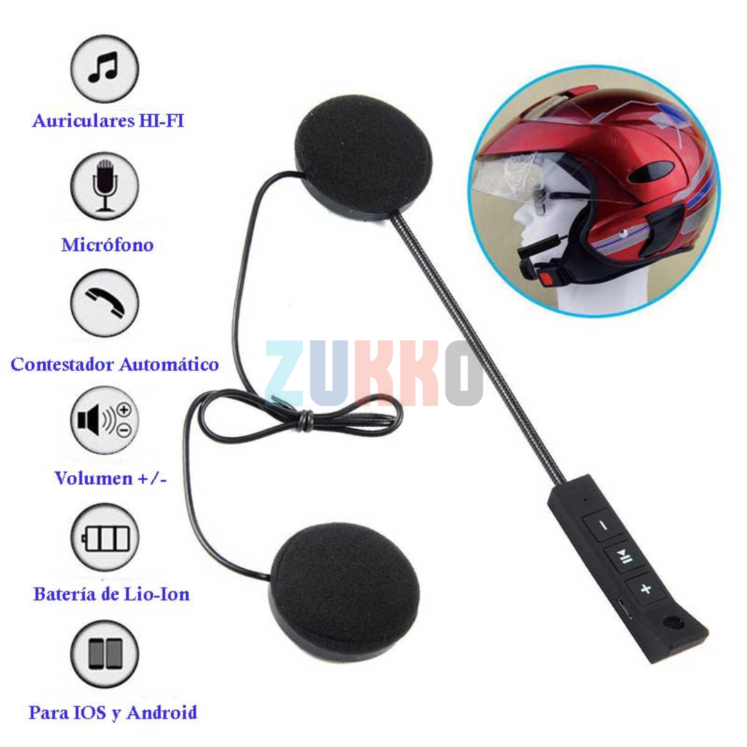 Headset bluetooth para casco