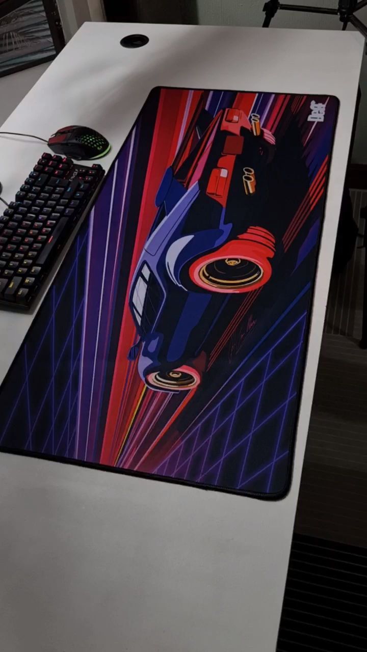 Mouse Pad Cyberpunk Carro