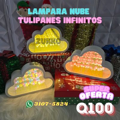 🌷🌷Lampara Nube de Tulipanes