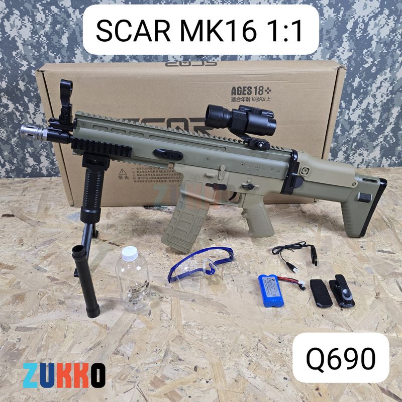 JUGUETE GEL BLASTER SCAR MK16