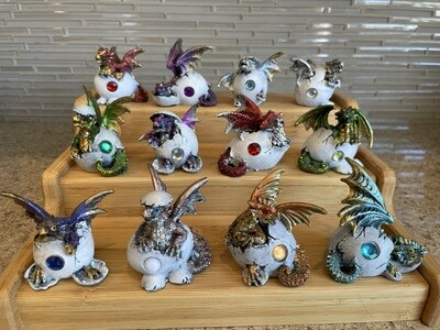 Dragons Mini colored, resin 2 x 2(sold separately)